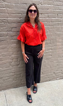ruffle sl cotton blouse-129