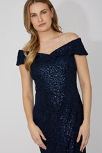 Long beaded  off the shoulder dress-268186