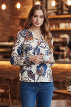 Print long slv blouse-c4570pr-634b