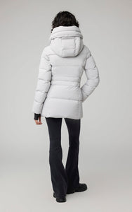 hooded down coat-JUNE