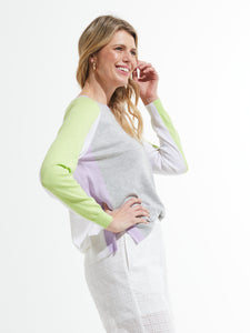 baseball sweater-ZP7416U-marl
