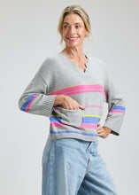 crop stripe sweater -ZP84234U