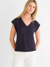 cap sleeve vneck top-NZTS262076-ind