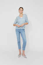 blue knit sweater-261611