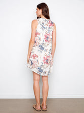 henly sless white print dress-C3260D