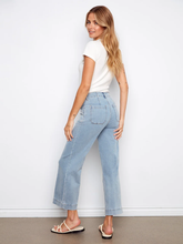 cropped wide leg stretch denim-C5660R-blu