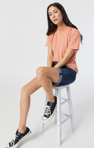 alexis dark frayed hem short-1441535275