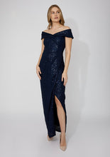 Long beaded  off the shoulder dress-268186
