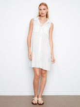 print sless shirt dress bubble cotton-C3244P