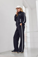 drawstring pant w stripe-122-836