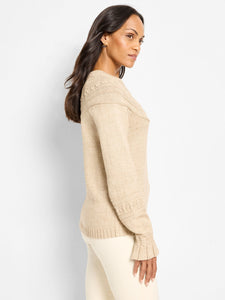 cozy cable sweater-F251130-taup