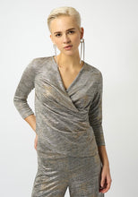 Shimmer wrap top -253087