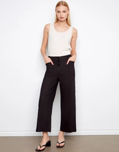 cropped linen pant btn frt-C5751