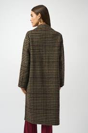 Plaid double face topper coat - 253946