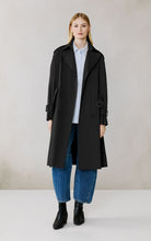 Long trench coat - Becky-L-blk