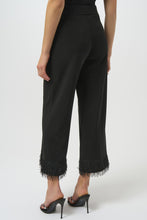 Gaucho pant with fringe detail hem - 254147
