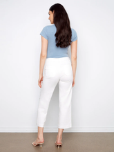 cropped wide leg stretch denim-C5660R-wht