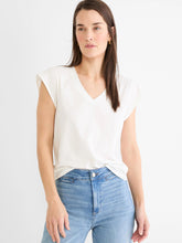 cap sleeve vneck top-NZTS262076-wht