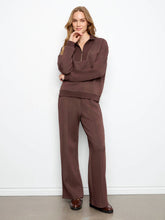 long slv half zip sweater-C1454/825c