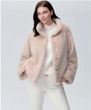 swirl pattern faux fur jkt-9008-614