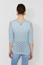 blue knit sweater-261611