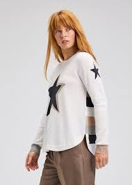 stars and stripes sweater-ZP7525U-wht