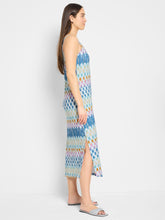 painted blocks v-neck tank dress-NZTS252264-SP5C
