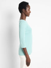 3/4 sleeve boat top-NZTS251004-SP5X