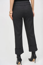 3/4 wide leg tweed pant-243262