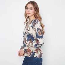 Print long slv blouse-c4570pr-634b