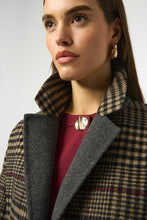 Plaid double face topper coat - 253946