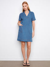 ssl denim shirt dress-C3229