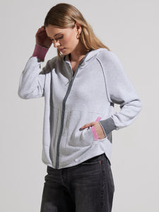chunky cotton hoodie-ZP7455U-marl
