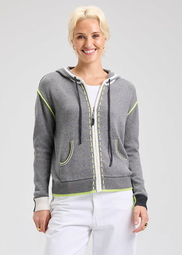 threaded hoodie-zp7536u-cld