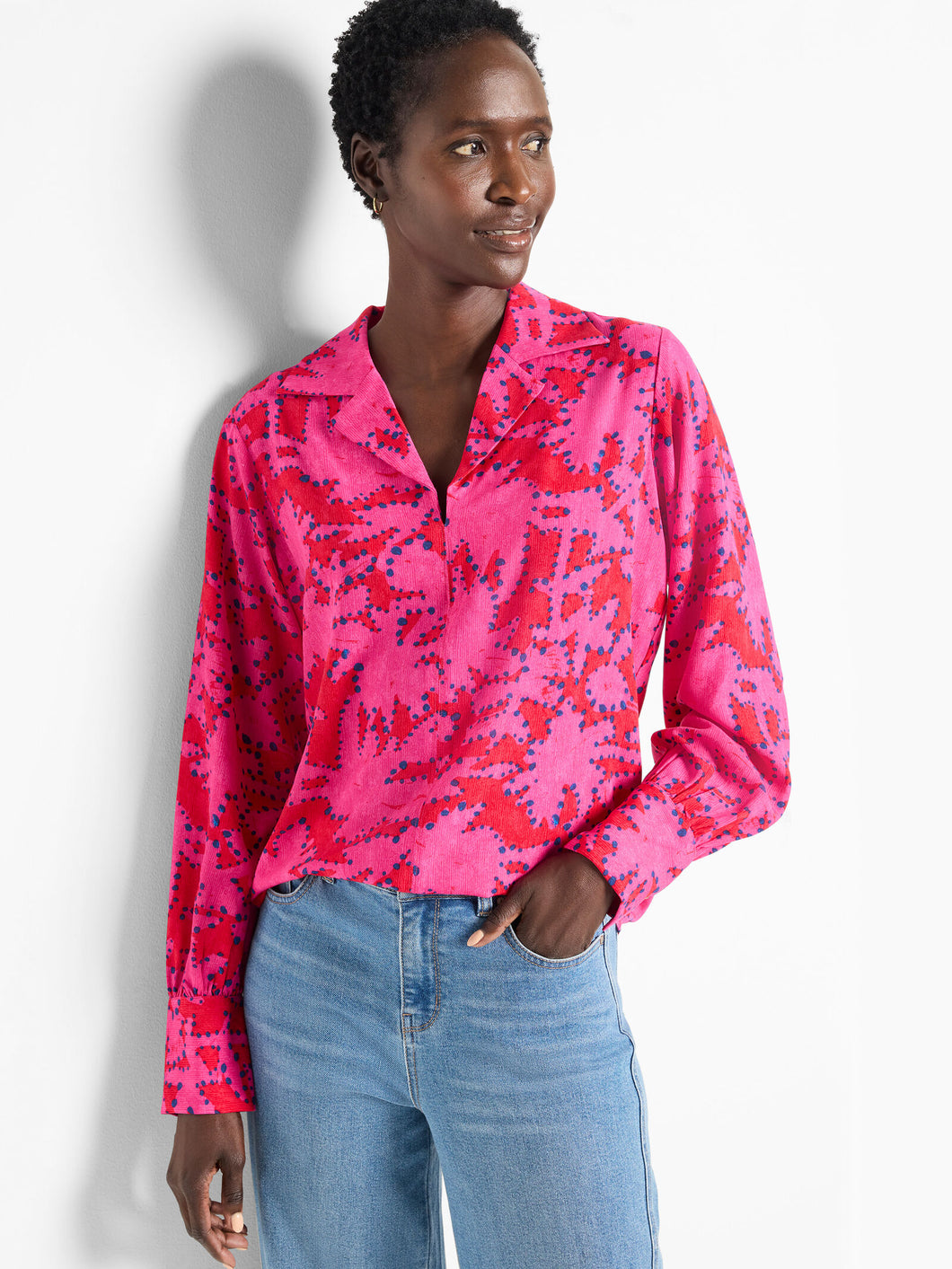 clashy petals poet blouse-S251609-SP25A
