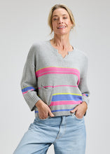 crop stripe sweater -ZP84234U