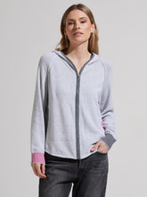 chunky cotton hoodie-ZP7455U-marl