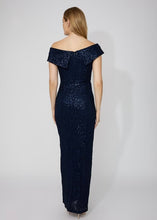 Long beaded  off the shoulder dress-268186