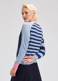 split cardigan-ZP7528U-jean