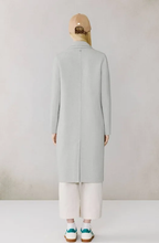 straight fitted coat-Benicia-U