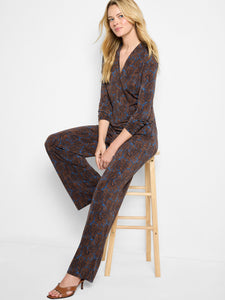 feather fern wrap top-F251090