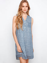 henley sless dot print dress-C3260