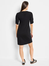 ruched elbow slv dress-NZTM252259-SU5X