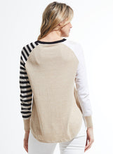 spots & stripes sweater-ZP7414U
