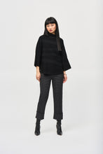3/4 wide leg tweed pant-243262