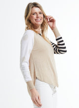 spots & stripes sweater-ZP7414U