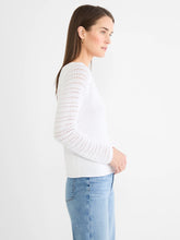 placed pointelle sweater-s261110