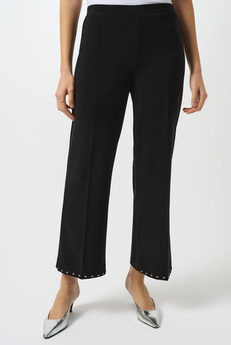 Ponte 7/8 pant with stud hem - 253192