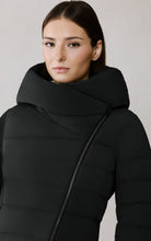 slim-fit coat-Judy-M-blk