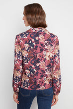printed collared blouse-c4709-634b